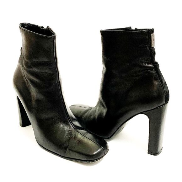 Versace Shoes - Versace Jean Couture Leather Boots